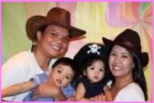 Mommy Mabel with Daddy Con, Kane and Baby Kayla Dela Cruz